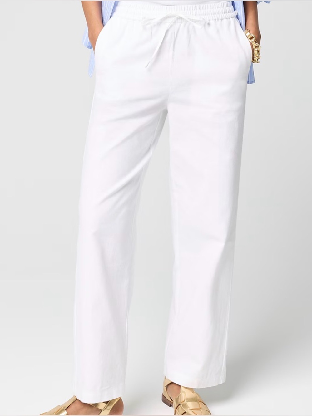 J. Crew Cotton Drawstring Pants